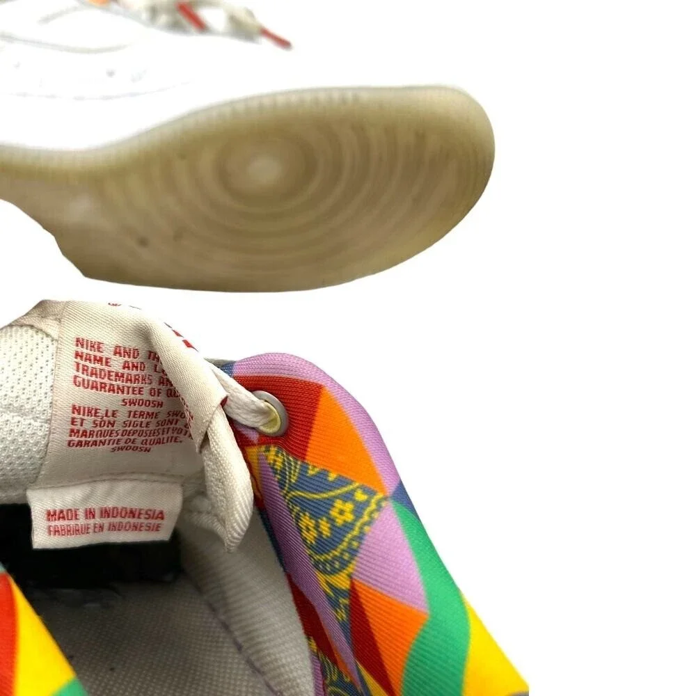 Nike Air Force 1 Low GS White Multi-Color Rainbow FN8912-111 Mens 5Y Womens 6.5